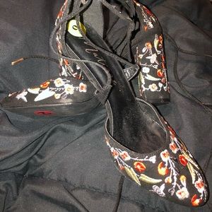 Matisse floral print heels